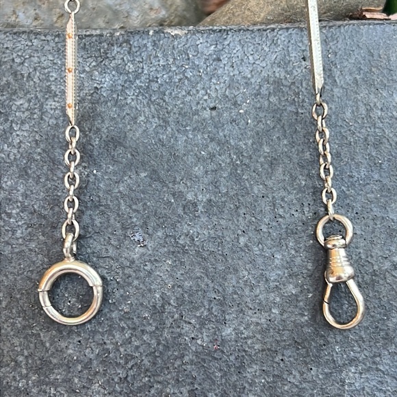 14 karat gold, vintage, watch chain - Picture 8 of 11